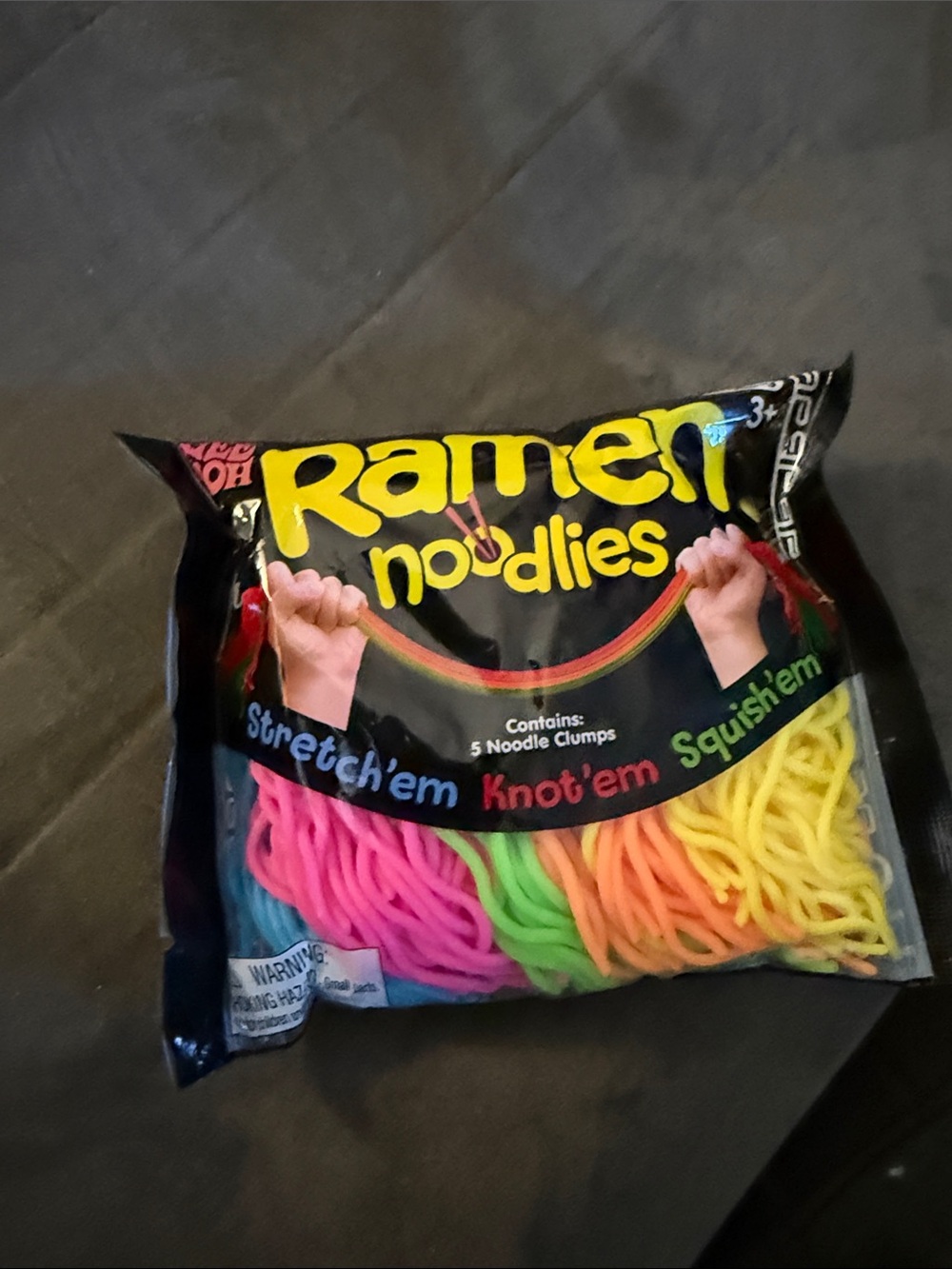 Ramen Noodles Sensory Stretch & Squish Toy - Ramen Noodles Brand - Multicolor
